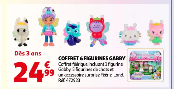 Promotie: Coffret 6 figurines Gabby