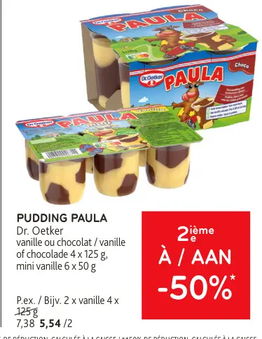 Offre: Pudding paula