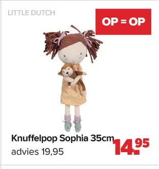 Aanbieding: Knuffelpop Sophia