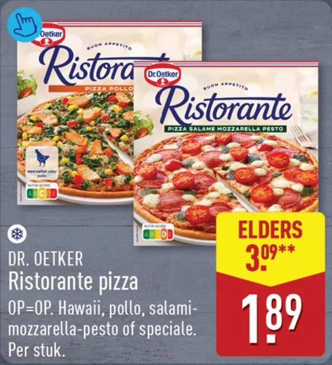 Aanbieding: Ristorante pizza