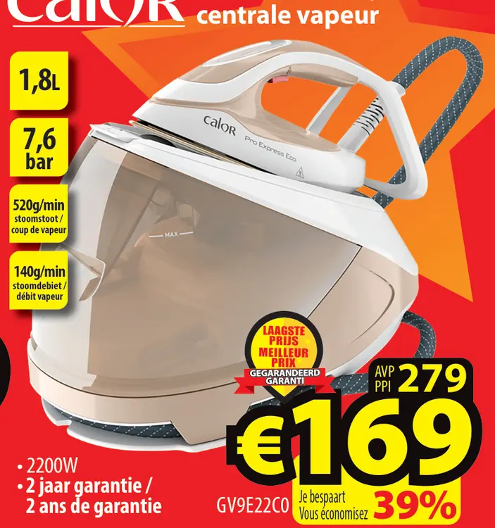 Promotie: centrale vapeur / Stoomgenerator