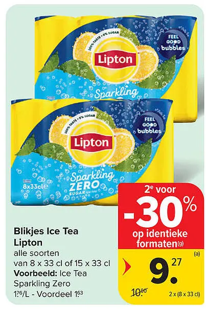 Promotie: Ice Tea Sparkling Zero