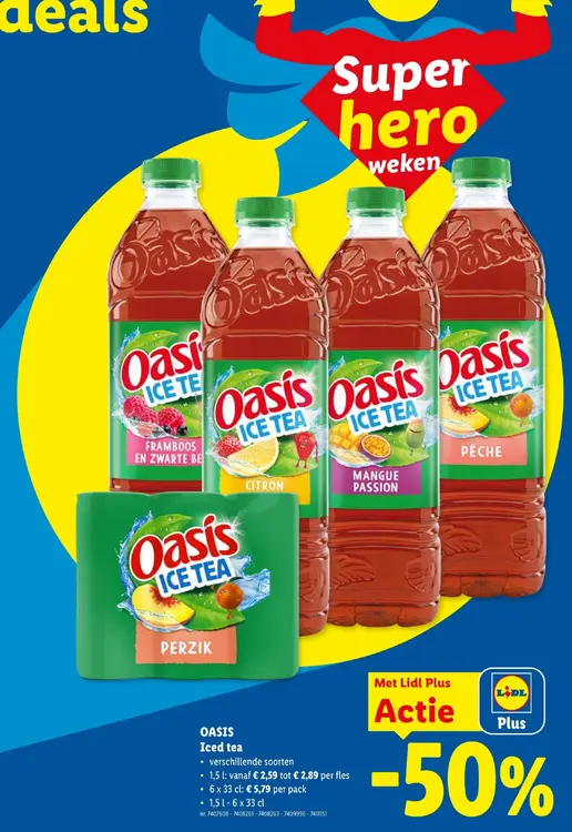 Promotie: Iced tea
