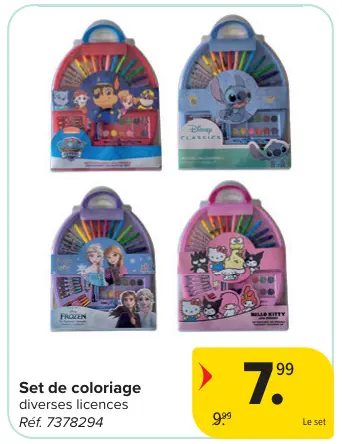 Offre: Set de coloriage