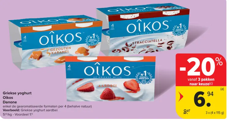 Promotie: Griekse yoghurt Oîkos