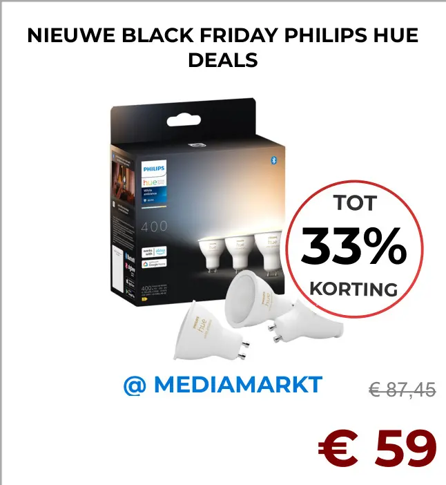 Aanbieding: Philips hue deals