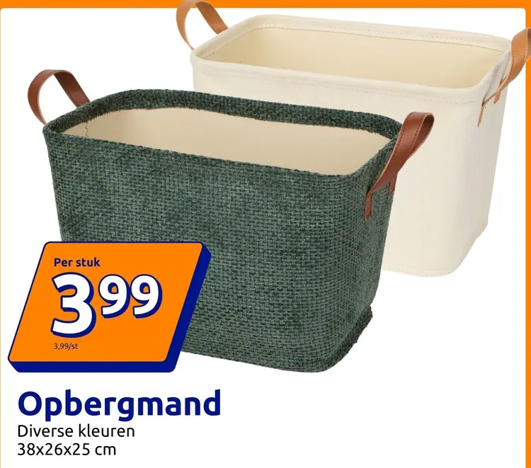 Promotie: Opbergmand