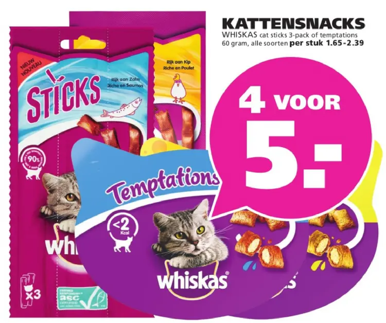 Aanbieding: Kattensnacks