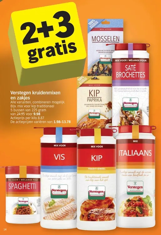 Promotie: Kruidenmixen en zakjes