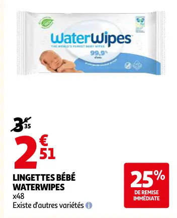 Offre: Lingettes bébé