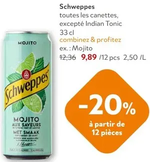 Offre: Toutes les canettes, excepté Indian Tonic
