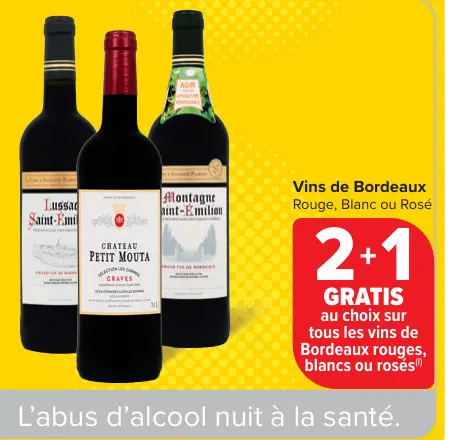 Offre: Vins de Bordeaux