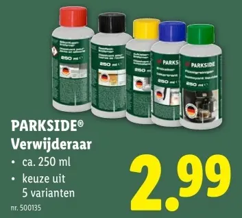 Promotie: Verwijderaar