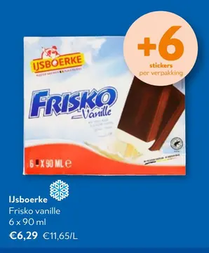 Aanbieding: IJsboerke Frisko vanille
