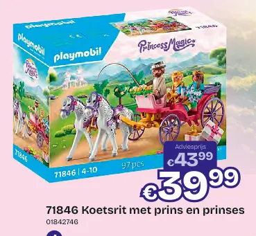 Aanbieding: Koetsrit met prins en prinses