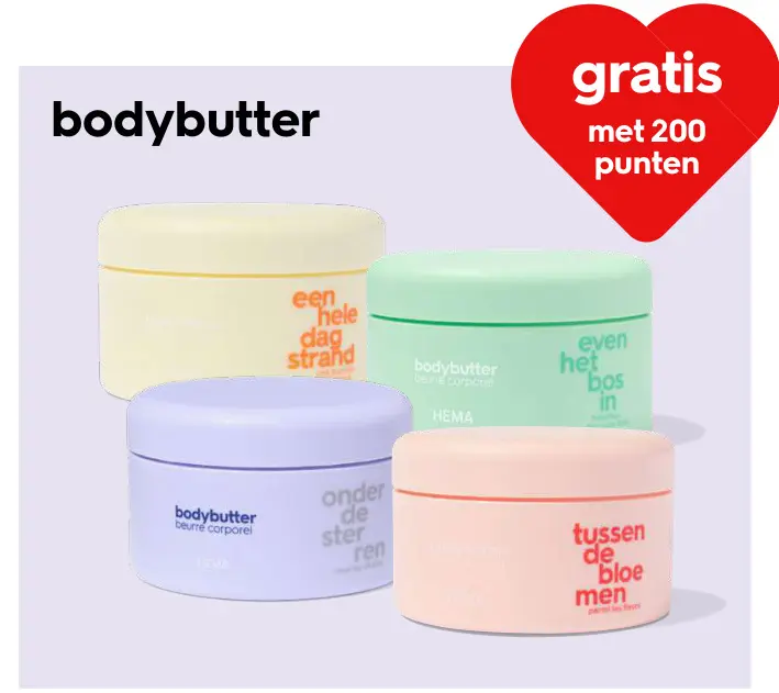 Promotie: bodybutter