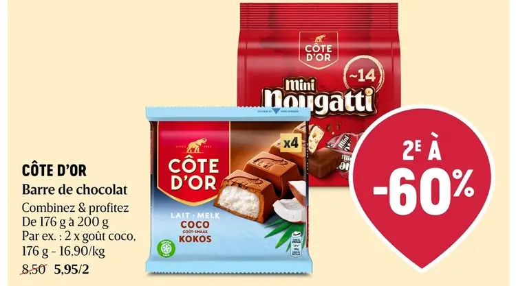 Offre: Barre de chocolat