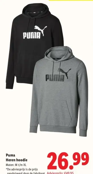 Aanbieding: Heren hoodie