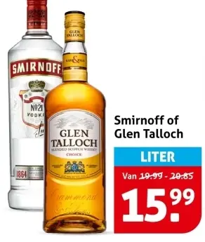 Aanbieding: Smirnoff of Glen Talloch
