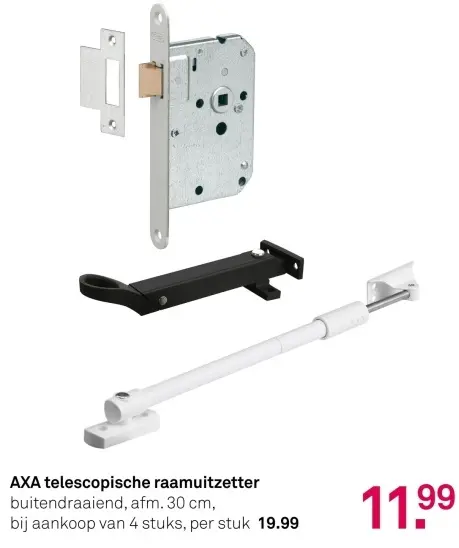 Aanbieding: Telescopische raamuitzetter