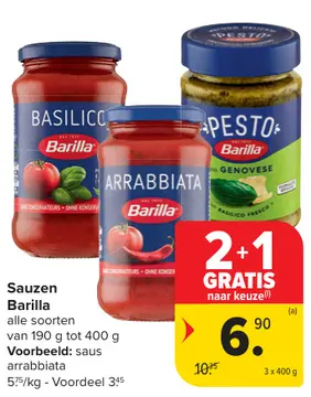 Aanbieding: Sauzen Barilla