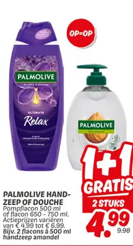 Aanbieding: Palmolive hand-zeep of douche