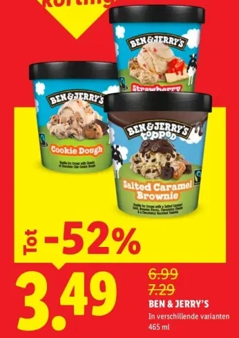 Aanbieding: Ben & Jerry's