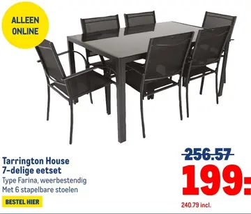 Aanbieding: Tarrington House 7-delige eetset