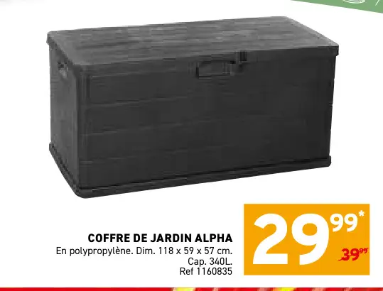 Offre: Coffre de jardin alpha