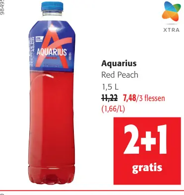 Promotie: Aquarius Red Peach