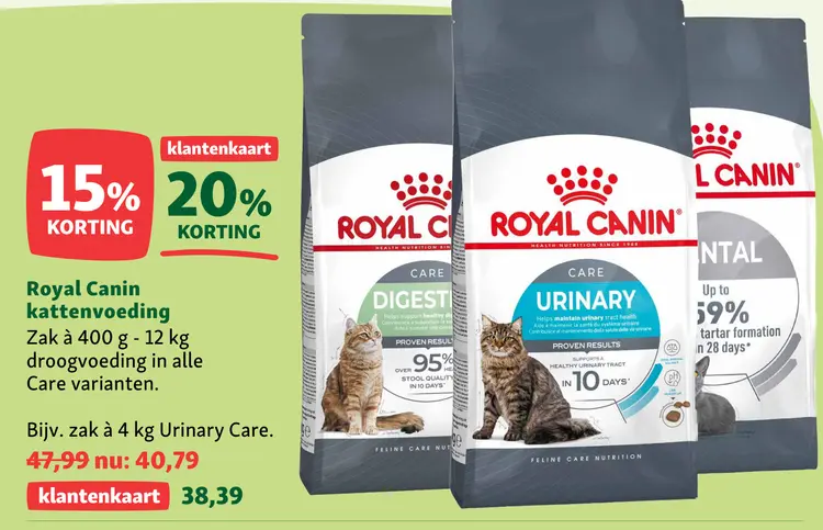 Aanbieding: Royal Canin kattenvoeding