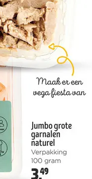 Aanbieding: Jumbo grote garnalen naturel