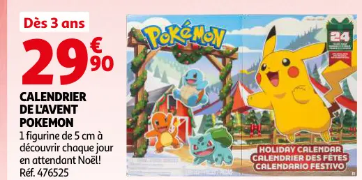 Offre: Calendrier de l'avent Pokemon
