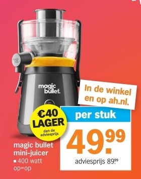 Aanbieding: magic bullet mini-juicer