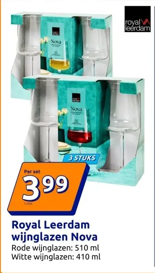 Aanbieding: wijnglazen Nova