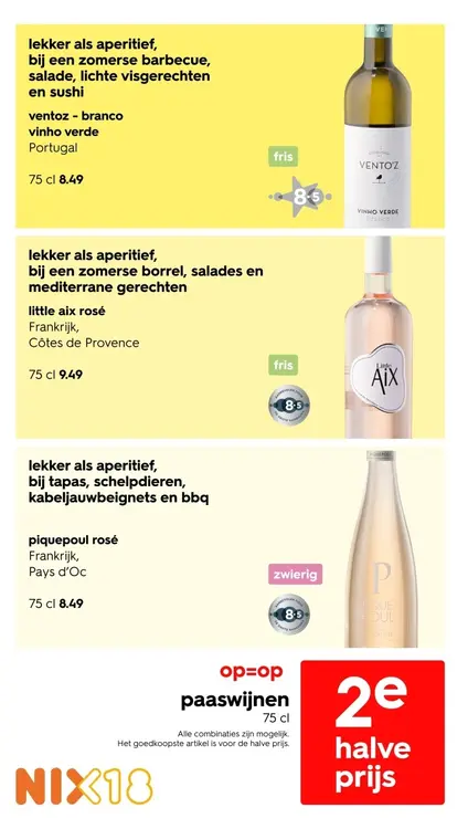 Aanbieding: Paaswijnen