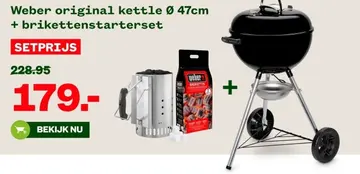 Aanbieding: Weber original kettle