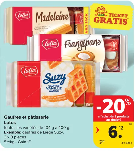 Offre: Gaufres et pâtisserie
