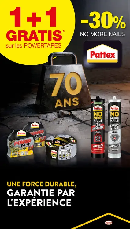 Offre: Powertapes & no more nails