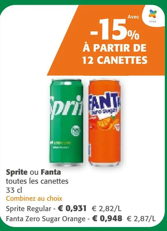 Offre: Sprite ou Fanta