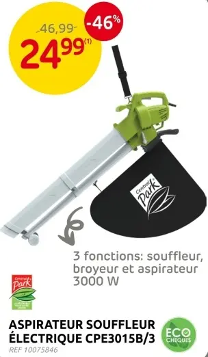Offre: Aspirateur souffleur électrique CPE3015B/3