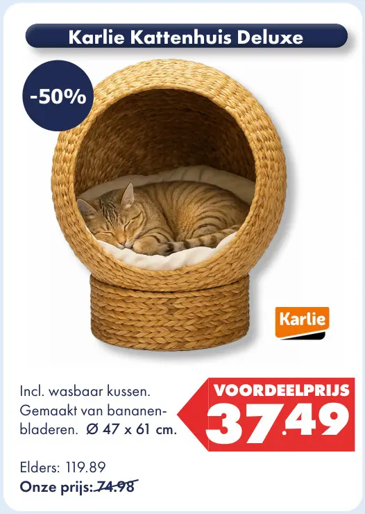 Aanbieding: Kattenhuis Deluxe