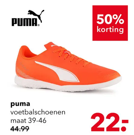 Aanbieding: Puma Vitoria II IT heren zaalschoenen oranje