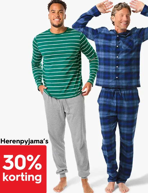 Promotie: Herenpyjama's