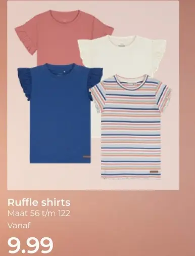 Aanbieding: Ruffle shirts