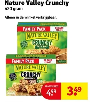 Aanbieding: Nature Valley Crunchy