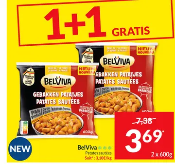 Offre: BelViva Patates sautées