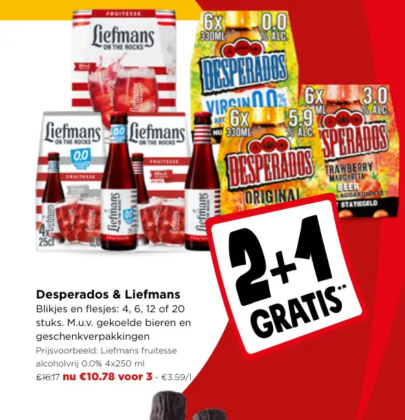 Promotie: Desperados & Liefmans