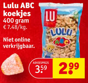 Aanbieding: Lulu ABC koekjes