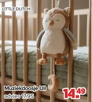 Aanbieding: Muziekdoosje Uil